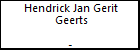 Hendrick Jan Gerit Geerts
