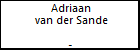 Adriaan van der Sande