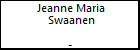 Jeanne Maria Swaanen