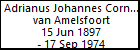 Adrianus Johannes Cornelis van Amelsfoort