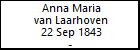 Anna Maria van Laarhoven