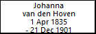 Johanna van den Hoven