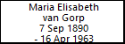 Maria Elisabeth van Gorp