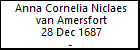 Anna Cornelia Niclaes van Amersfort