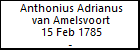 Anthonius Adrianus van Amelsvoort