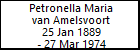 Petronella Maria van Amelsvoort