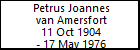 Petrus Joannes van Amersfort