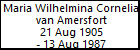 Maria Wilhelmina Cornelia van Amersfort