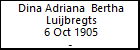 Dina Adriana  Bertha Luijbregts