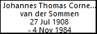 Johannes Thomas Cornelius van der Sommen