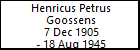 Henricus Petrus Goossens