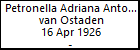 Petronella Adriana Antonia van Ostaden