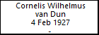 Cornelis Wilhelmus van Dun