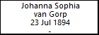 Johanna Sophia van Gorp