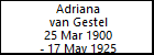 Adriana van Gestel
