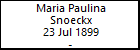Maria Paulina Snoeckx