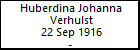 Huberdina Johanna Verhulst