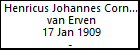 Henricus Johannes Cornelis van Erven
