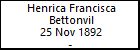 Henrica Francisca Bettonvil