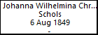 Johanna Wilhelmina Christina Schols