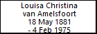 Louisa Christina van Amelsfoort