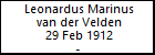 Leonardus Marinus van der Velden