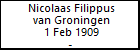 Nicolaas Filippus van Groningen