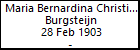 Maria Bernardina Christina Jacoba Burgsteijn