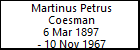 Martinus Petrus Coesman