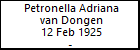 Petronella Adriana van Dongen