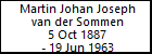 Martin Johan Joseph van der Sommen