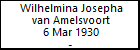 Wilhelmina Josepha van Amelsvoort