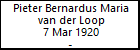 Pieter Bernardus Maria van der Loop
