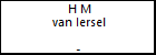 H M van Iersel