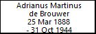 Adrianus Martinus de Brouwer