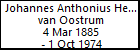 Johannes Anthonius Hendrikus van Oostrum