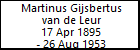 Martinus Gijsbertus van de Leur