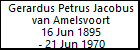 Gerardus Petrus Jacobus van Amelsvoort