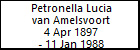 Petronella Lucia van Amelsvoort