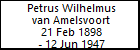 Petrus Wilhelmus van Amelsvoort