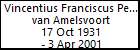 Vincentius Franciscus Petrus Maria van Amelsvoort