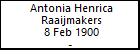 Antonia Henrica Raaijmakers