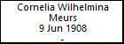 Cornelia Wilhelmina Meurs