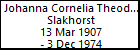 Johanna Cornelia Theodora Slakhorst