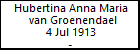 Hubertina Anna Maria van Groenendael