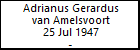 Adrianus Gerardus van Amelsvoort