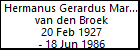 Hermanus Gerardus Margaretha van den Broek