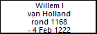 Willem I van Holland