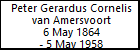 Peter Gerardus Cornelis van Amersvoort