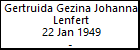 Gertruida Gezina Johanna Lenfert